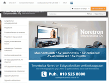Tablet Screenshot of noretronesitystekniikka.fi
